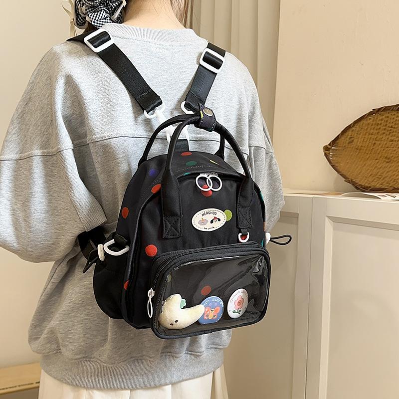 High value Japanese pain bag ins wind large capacity backpack girl travel small backpack multi-functional messenger bag tide