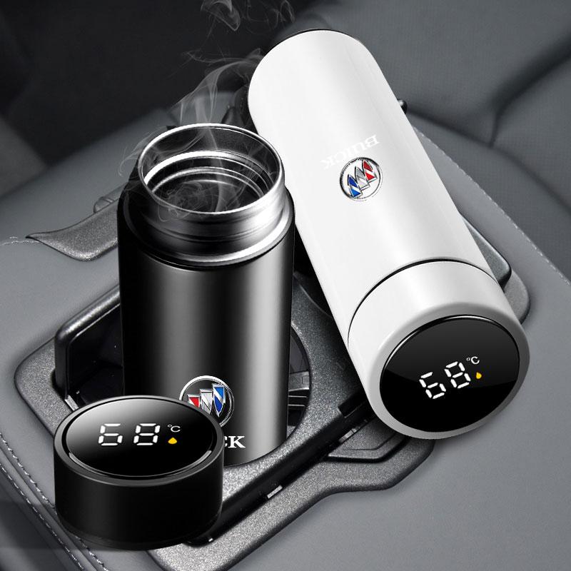 Auto Smart Thermosflasche mit Temperaturanzeige Kaffeetasse für Buick Enclave Regal Lacrosse Encore Excelle Envision Autozubehör