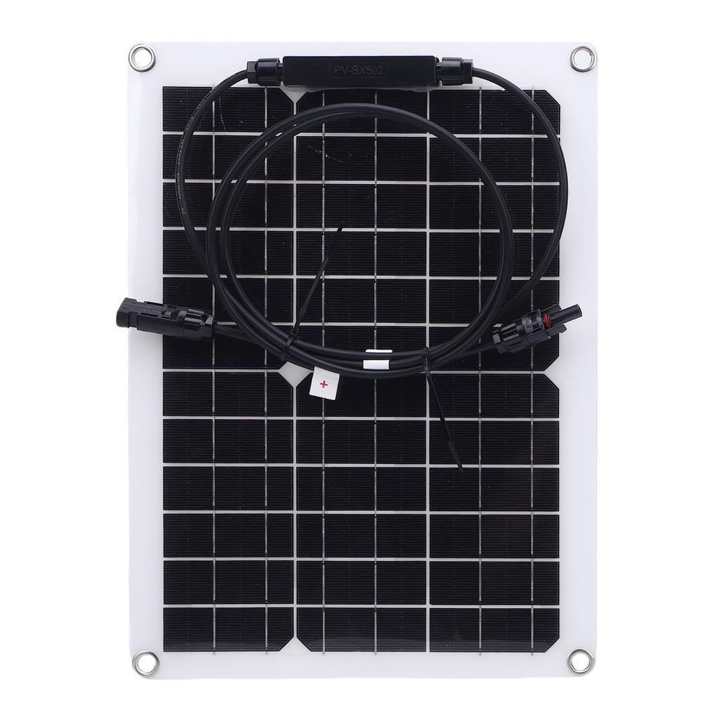 Solar Panel Charger Kit 15W18V Rain Proof Multifunctional Car Solar Panel Battery Charger with