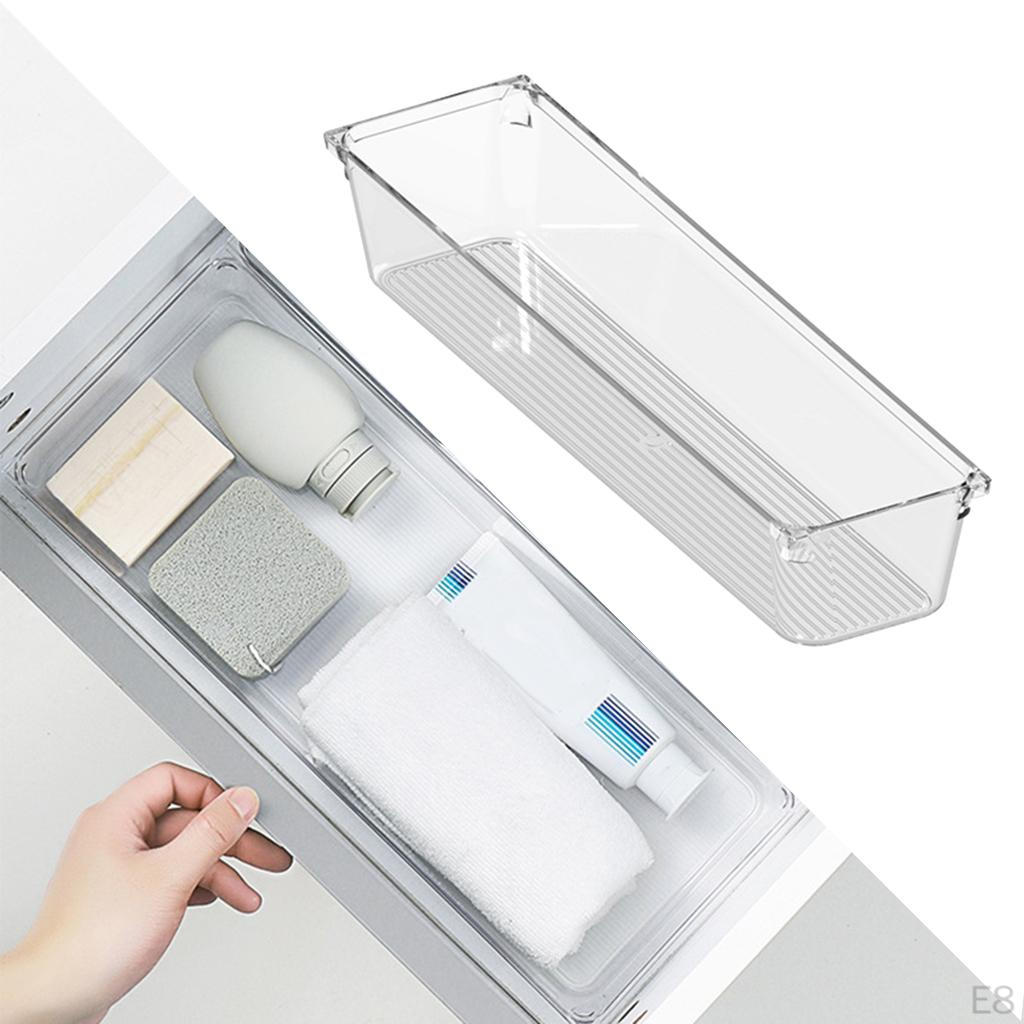 Clear Drawer Storage Solution for Organizing Cosmetics and Accessories