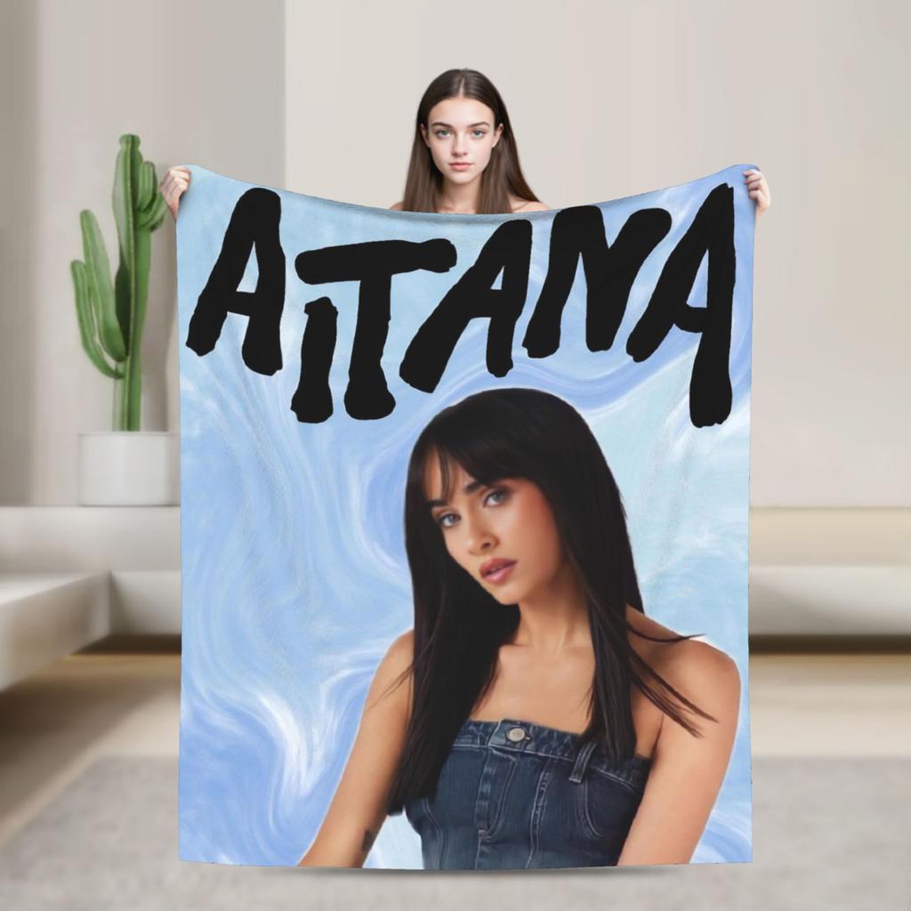 Aitana Throw Blanket for Couch  Soft Cozy Plush Blanket 50x60 Inches Multiple Sizes Bedspreads for All Seasons