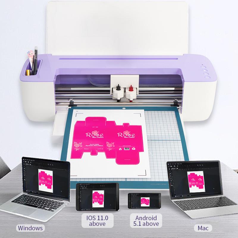 Desktop Cutting Plotter & Engraving Machine for Stickers