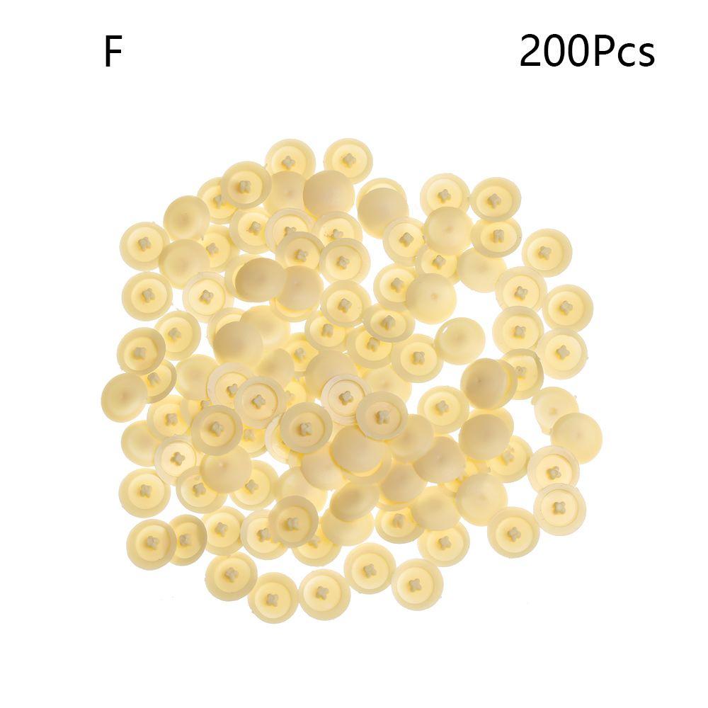 200pcs/bag Plastic Furniture Exterior Hardware Protective Cap Nuts Covers Cross Screws Decor