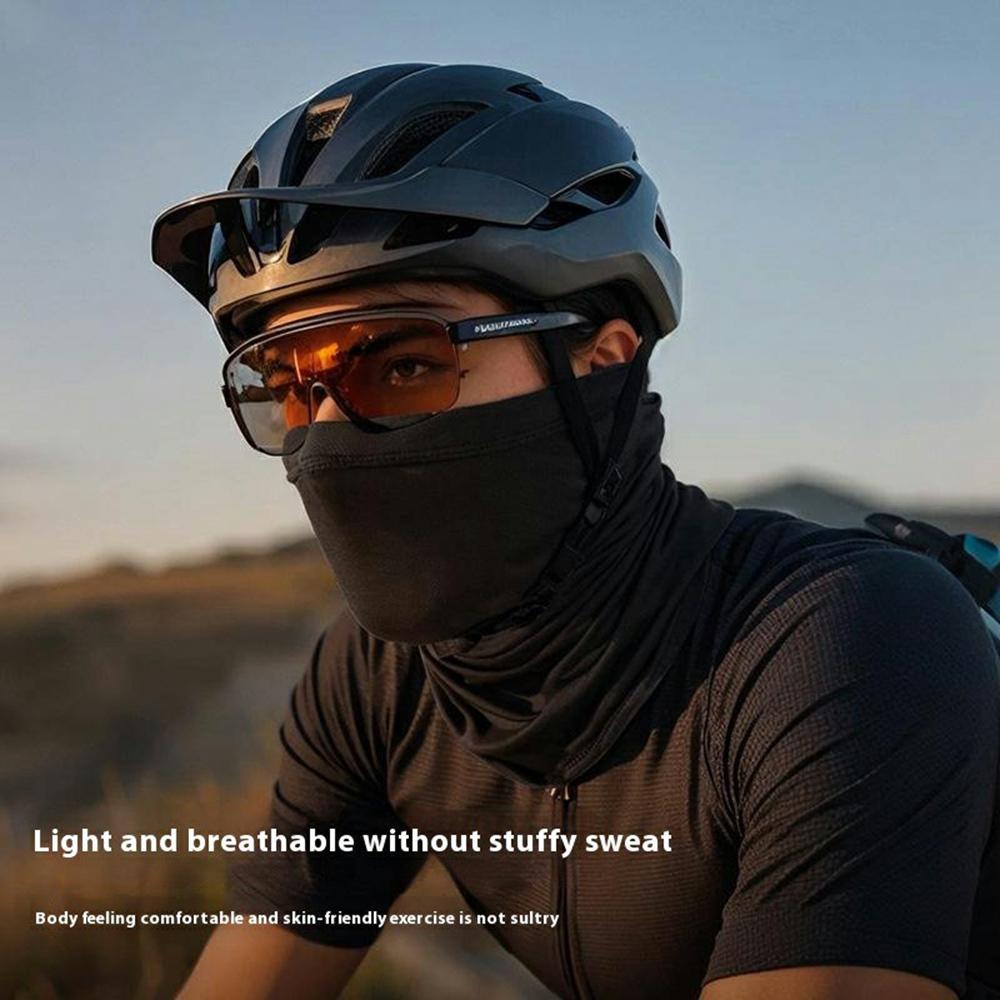 GOLOVEJOY XTJ141 Summer Cycling Full Cover Face Mask Outdoor UV Protection Neck Gaiter for Men Women