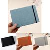 Traditional Cloth Cover Photo Album With Elastic String Storage For Family And Event Memories
