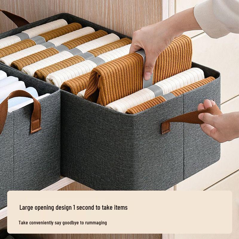 Cationic Steel Frame Wardrobe Organizer - Drawer Box for Jeans, Children's Clothes, Underwear