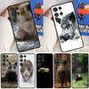 Wild Boar Pig Brown Soft Case For Samsung Galaxy S25 Ultra S9 S10 S20 S22 S21 Plus S23 FE S24 Ultra Funda Cover