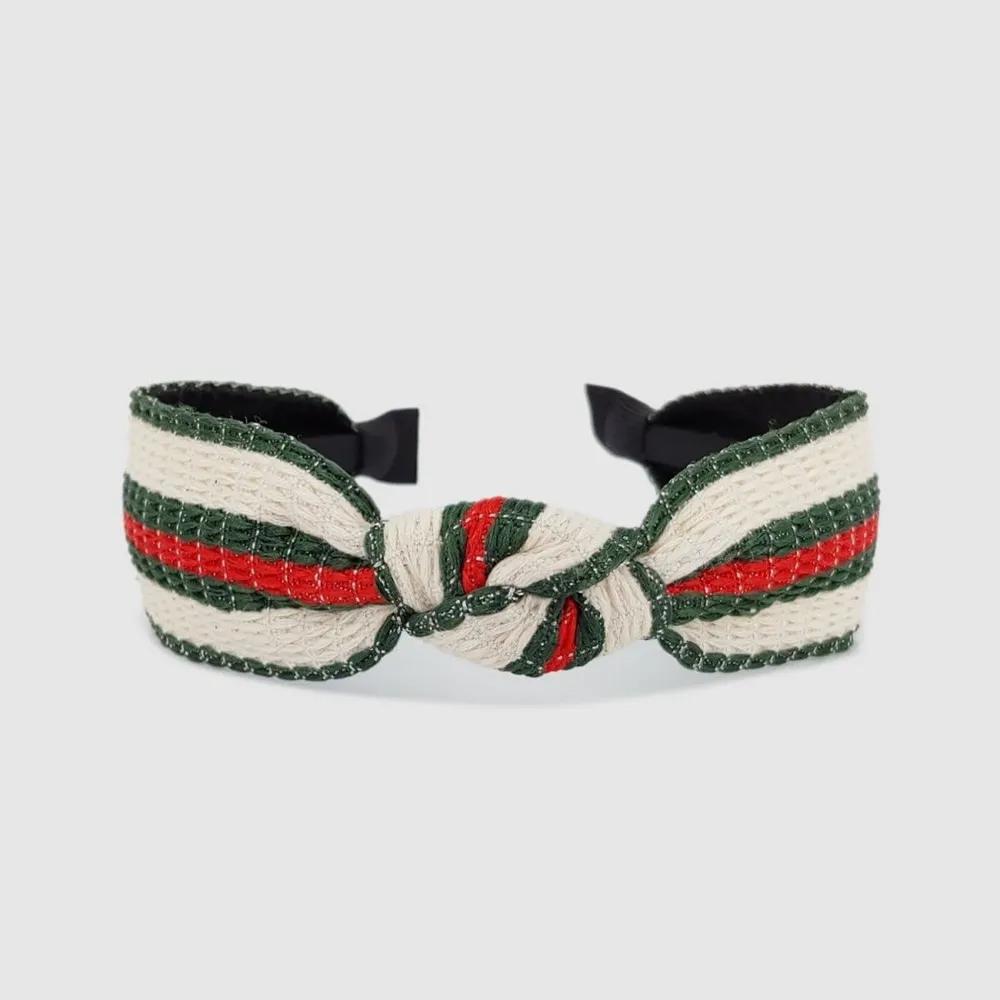 Lara Stripe New Hairband Green LALAH529 3306371 black