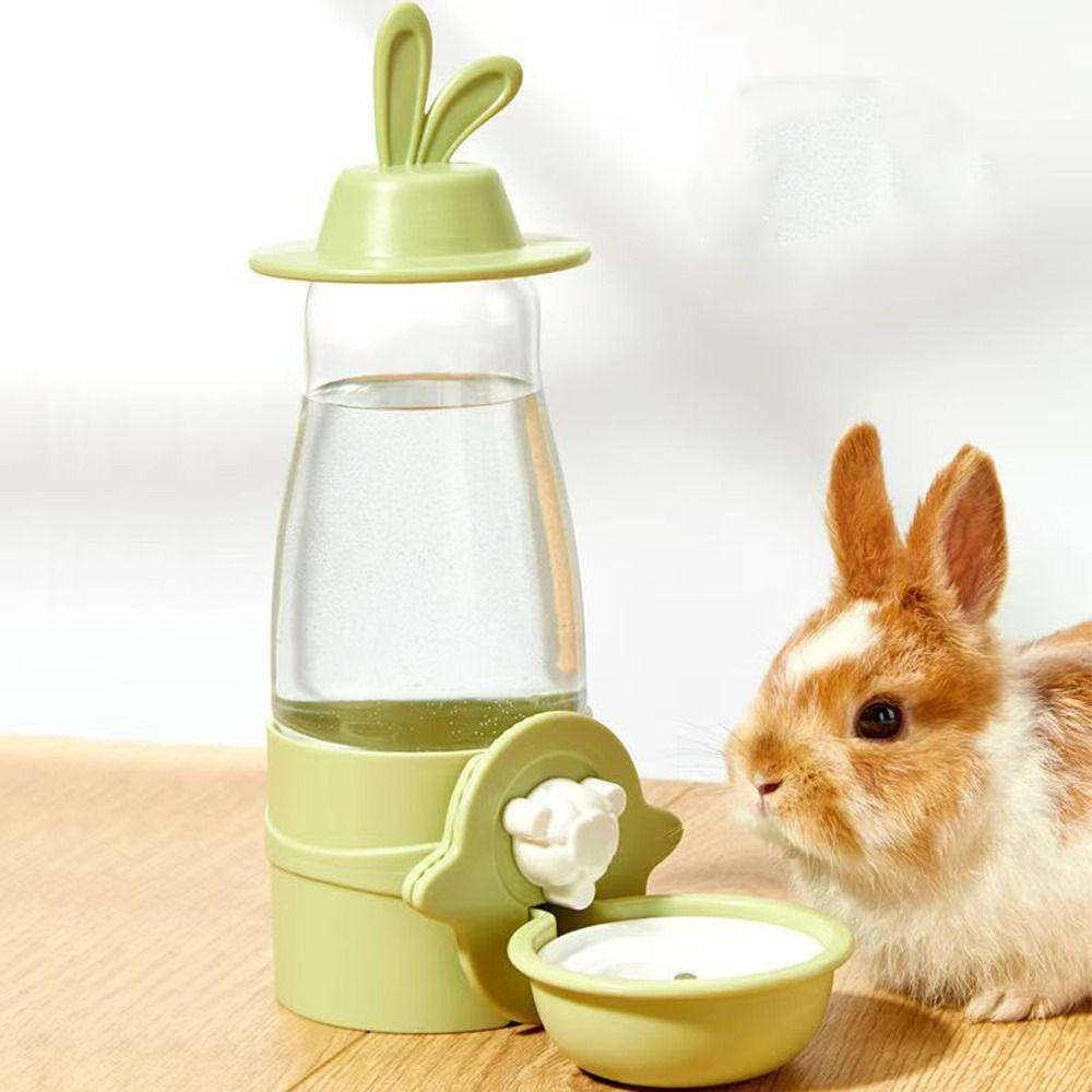 Anti-Splash Pet Water Dispenser 600ml Rabbit Drinking Bowl  For Ferret Bunny Hedgehog Hamster
