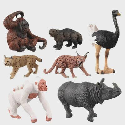 Yabani Hayvan Simülasyon Oyuncakları: Yaban Domuzu, Devekuşu ve Orangutan Modelleri