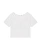 Aejeuyua Kitsch Rose Snap T-Shirt White