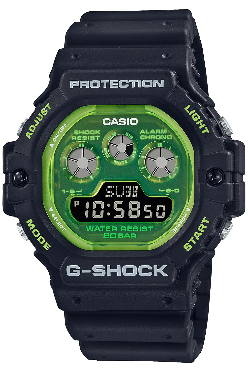 

Casio Черные часы G-Shock DW-5900TS-1JF Мужские