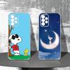 O-l Snoopy Phone Case For Samsung S25,S24,S21,S22,S23,S30,Ultra,S20,Plus,Fe,Note,10,9,5G Transparent Cover