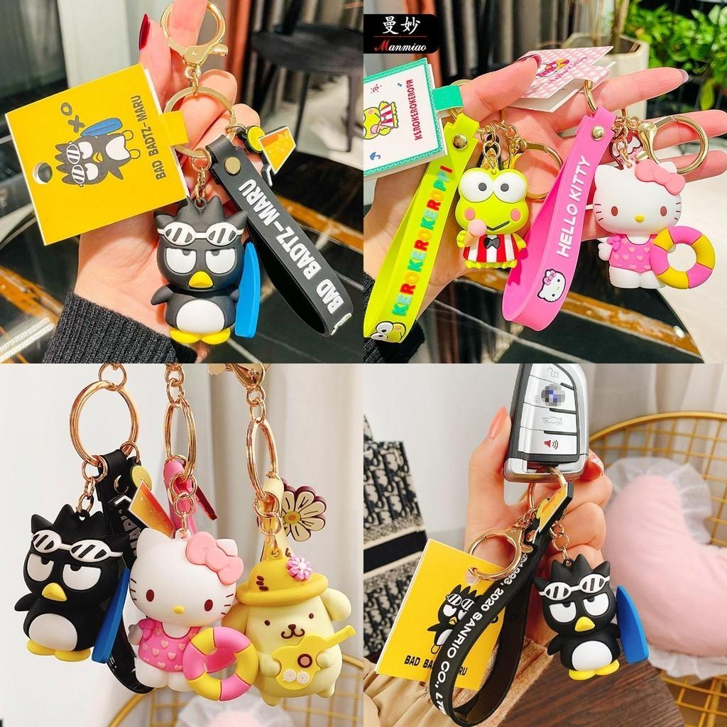 Authentischer Hello Kitty Schlüsselanhänger Silikon Niedliches Cartoon-Accessoire Für Geschenke Und Taschen