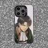 Levi Ackerman Phone Case For iPhone 16,15,14,13,12,11,Pro,XS,Max,Plus,Mini,SE Black Candy Matte Shockproof Cover