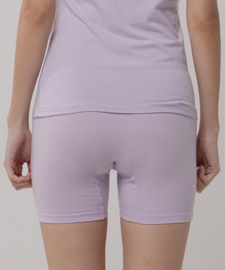 Ssaikeullin Daily Women'S Pure Cotton Boxy Panties (Lavender)