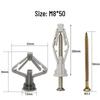 60-Piece Butterfly & Airplane Expansion Tube Drywall Anchor Kit with Screws