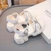 Cool Girl Sandals | Hook & Loop Open-Toe Casual Sport Sandals Fashionable Soft Kids Shoes Elegant Children's Shoes