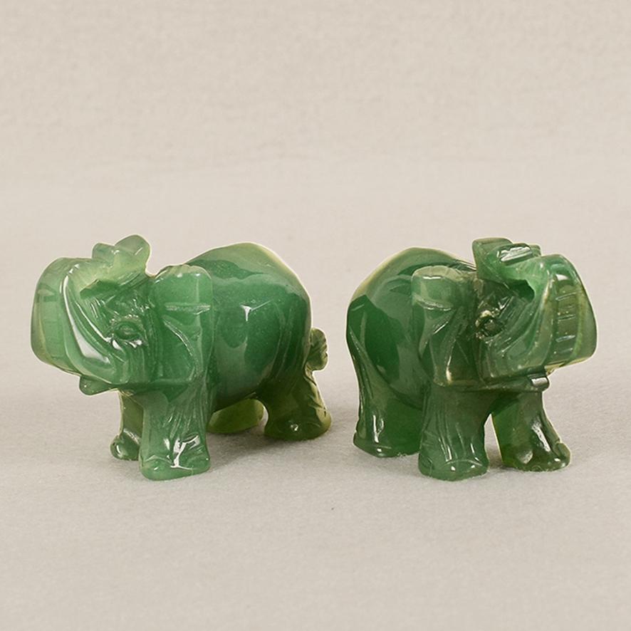 Domácí kancelář slon vyřezávání zvířat Lucky Crafts Desk Ornament