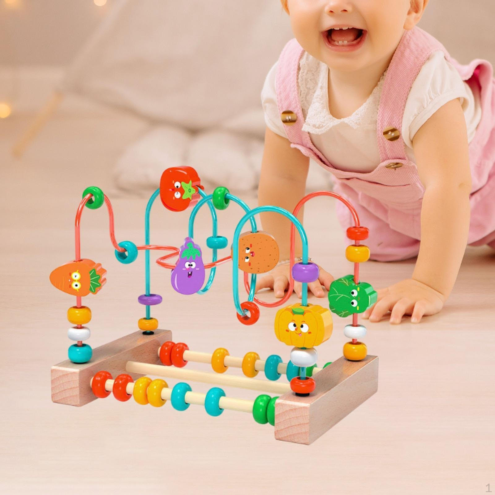 

Игрушка-лабиринт Бусины Ролик Развивающие Фрукты Формы Способность хватать Год Подарок Двигательные навыки