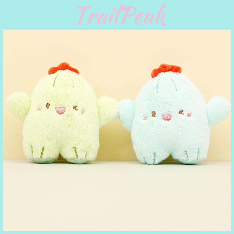 Soft Cactus Keychain Plush Toy For Bags Short Plush Material Stuffed