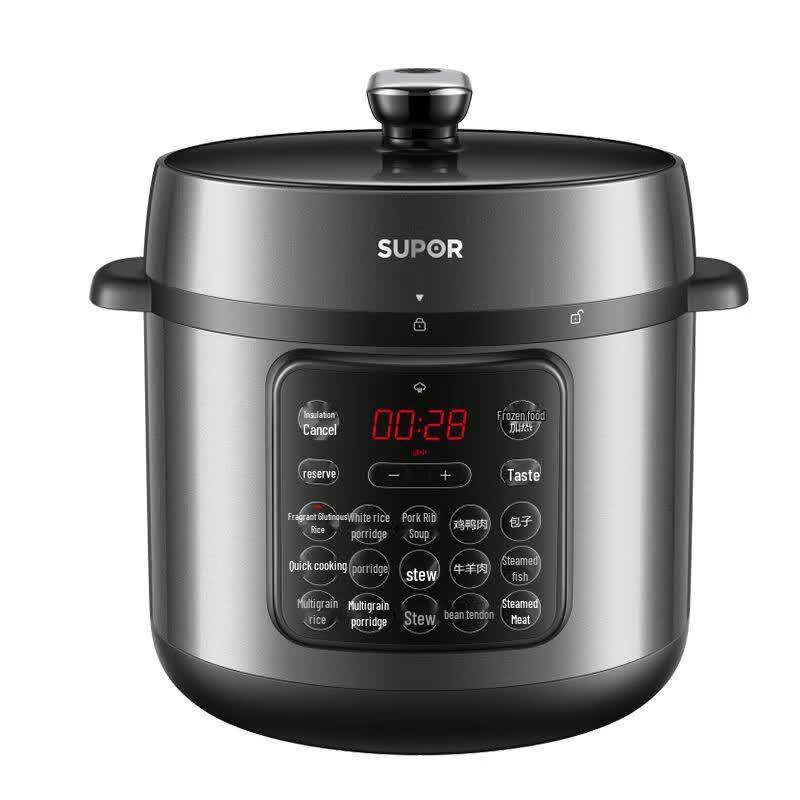 SUPOR 8L Multi-function Electric Pressure Cooker with Double Steamer CN plug (adapter included)
