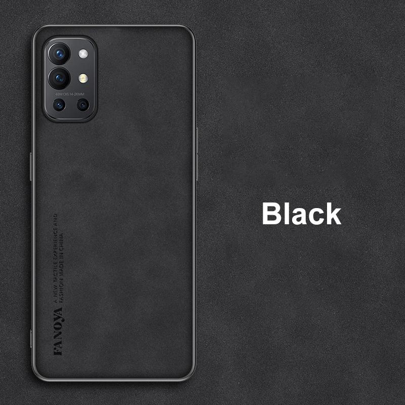 Luxury Leather Case For OnePlus 9R 9RT 9 Pro 5G Cover Matte Silicone Protection Phone Case For One Plus 9 R RT 9 Pro OnePlus9