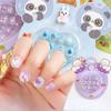 Children's False Nails Manicure Girls Toy 3D Cartoon Princess Nail Stickers Cute Nails Quick Nails