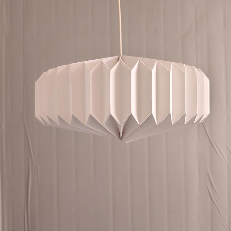 Creative Paper Lantern Shade Nordic Style Folding Pendant Light Art Shade Decorative Light Cover For Living Room Decor