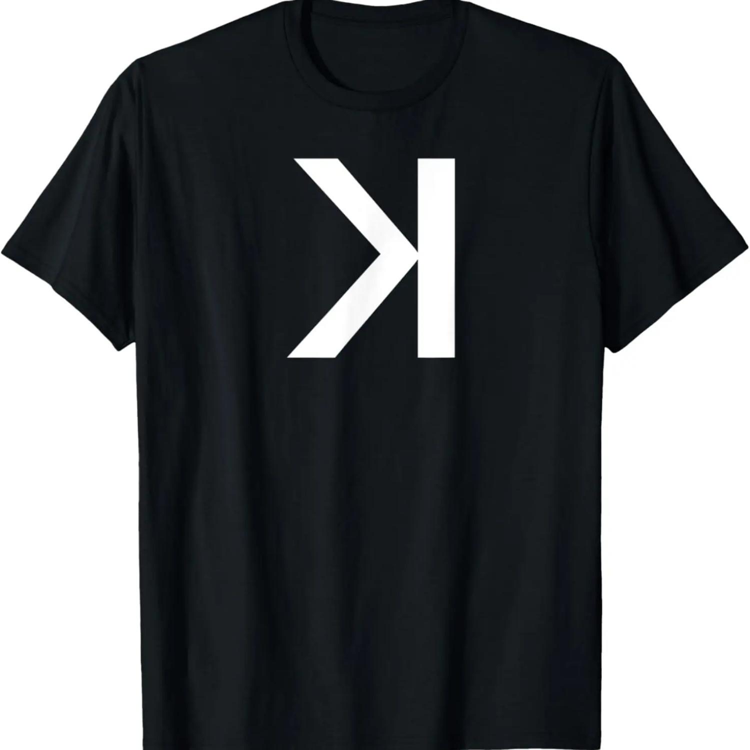 

Backwards Letter K T-Shirt S чёрный