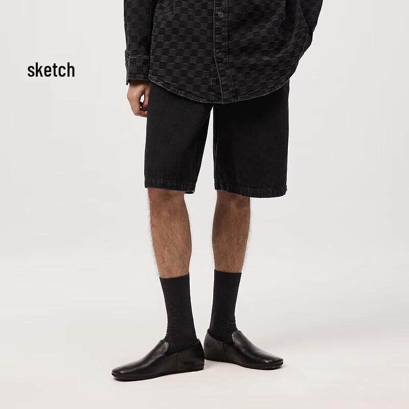 CROQUIS Men's Casual Loose Denim Shorts