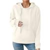 Women's Fashion Casual Color Pocket Long Sleeve Hoodie