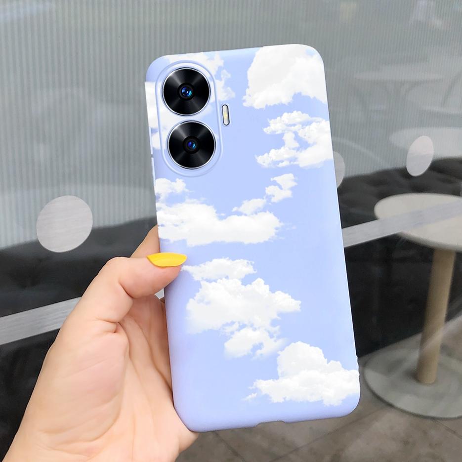 For Realme C55 Case 2023 New Fashion Cartoon Cover Soft Silicone Shockproof Phone Case For Realme C55 C 55 RealmeC55 Bags Bumper