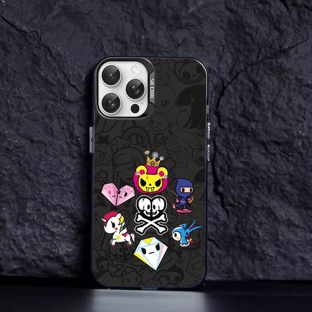 Japan Tokidoki For IPhone 17 16 15 14 13 12 11 Pro Max Plus Matte Color Back Phone Cover