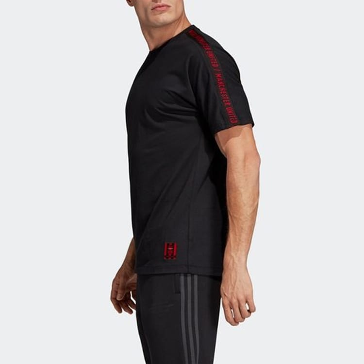 Adidas Manchester United Soccer Jerseys Men's Black Moderate Straight Fit DP2325