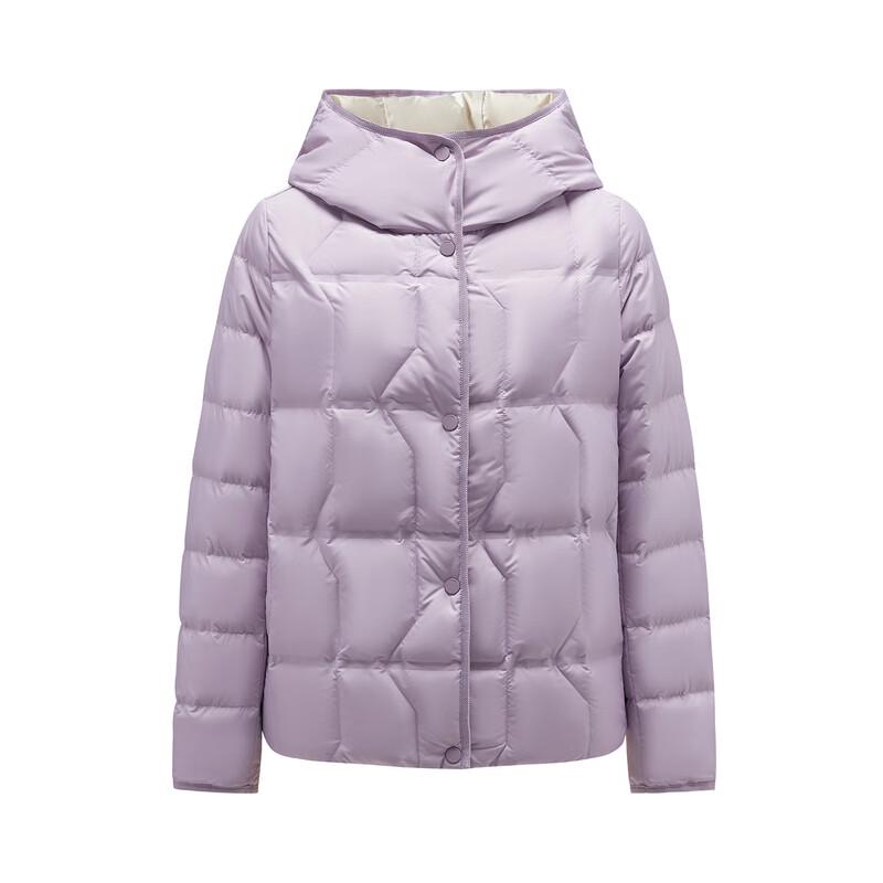 Jiu Zi Anna Coco Women's Short Hooded Goose Down Puffer Jacket