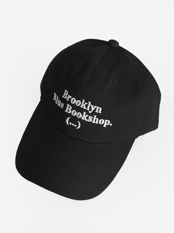Aepeuteonunlaibeu Brooklyn Blue Bookshop Ball Cap (Black)