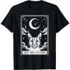 Tarotkarte Vintage Halbmond Karakal Katze Katzenmutter Katzenliebhaber T-Shirt