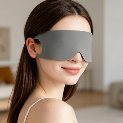 Breathable Eye Mask with Ear Loop Lightweight Travel Naps Soft Light Blocking Blindfold Men Women Side Sleeper Blockout Eye Cover