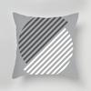 Black and White Gray Geometric Decorative Pillowcase Living Room Office Ornaments Home Pillowcase
