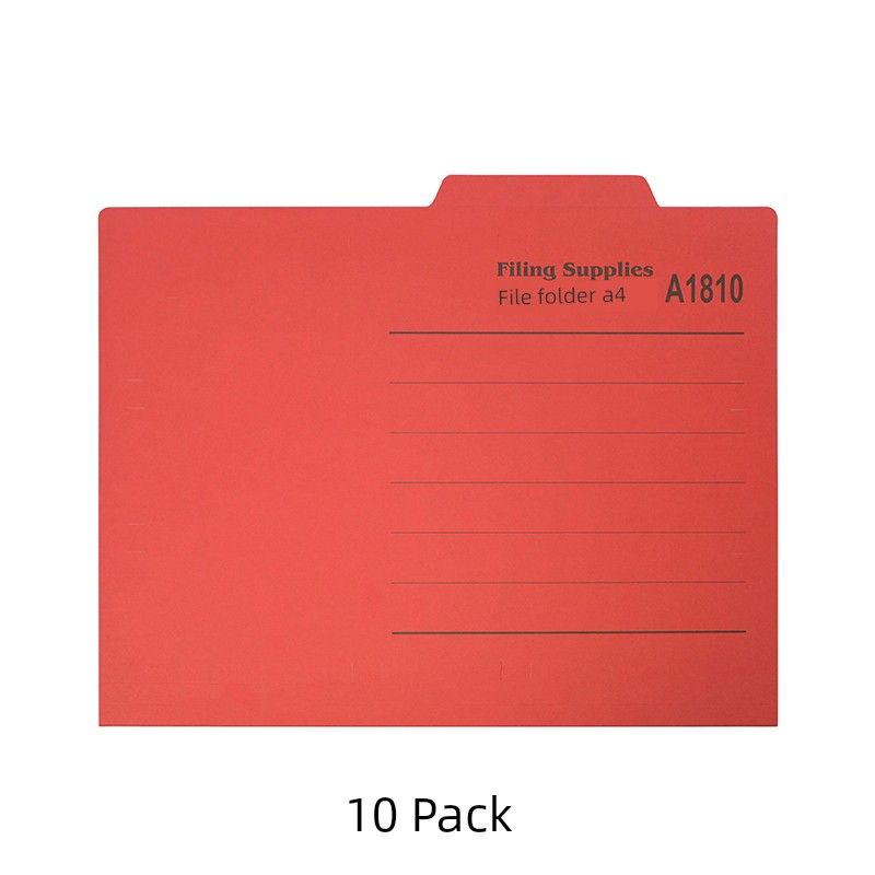 Thickened A4 Color Paper File Category Folder 98213 Index Folder Stationery Folder Storage Single Piece