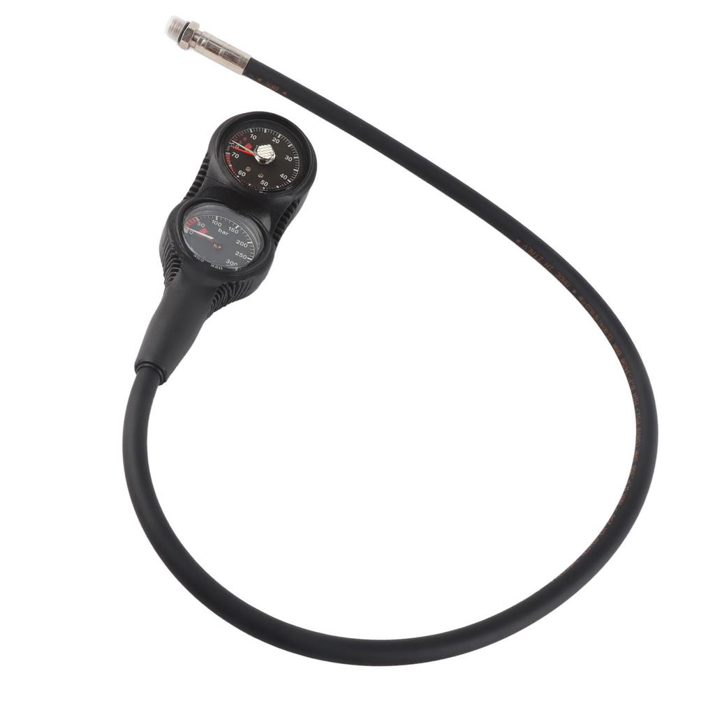 Professional Scuba Diving 2 Gauges Pressure Gauge Dive Digital Depth Equipment
