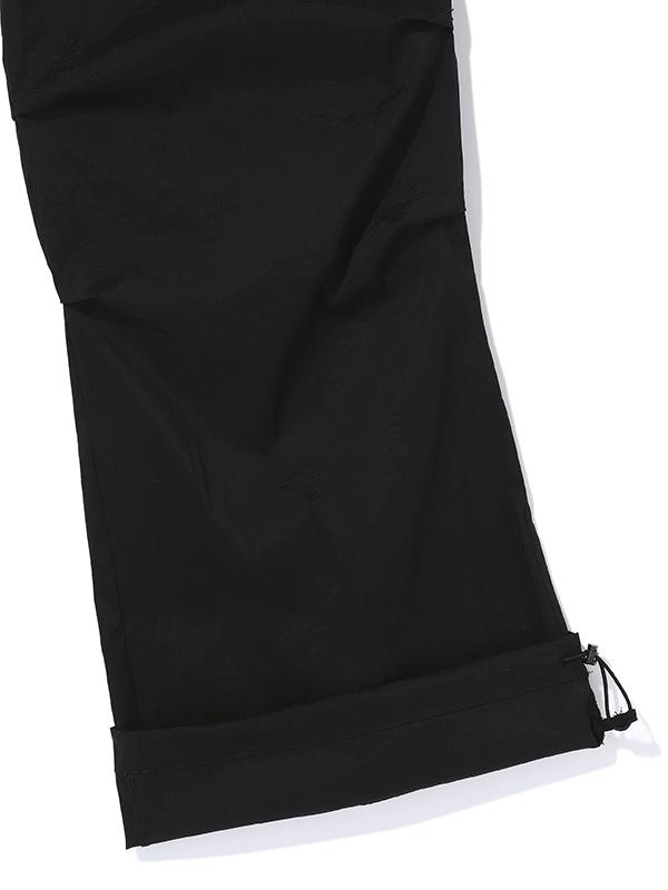 BBC EARTH Double Rivet Parachute Pants_Black