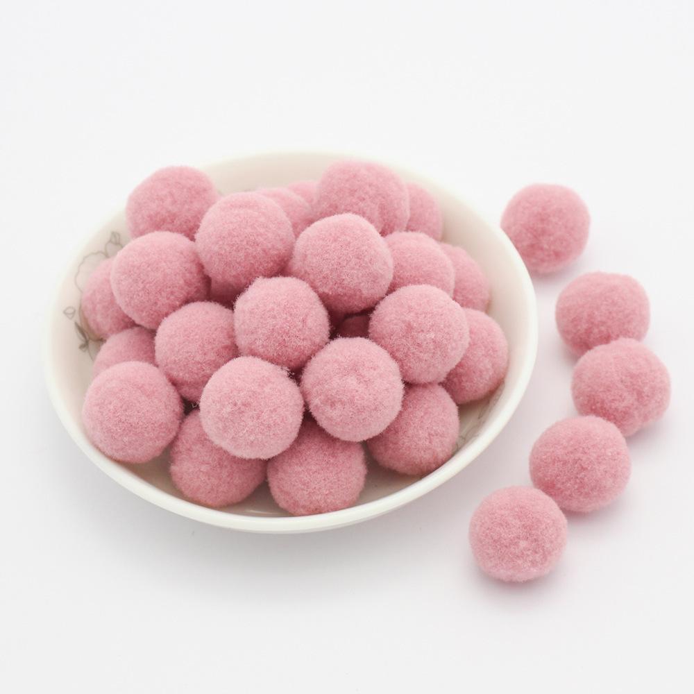 Colored Pompoms 81015202530Mm High Elasticity Soft Diy Pom Poms Fuzz Ball Pompom For Crafts Wedding Decor Kid Creative Toy