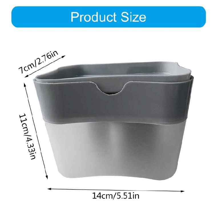 Kitchen Dish Soap Dispenser Pump Sponge Holder Perfect for Busy Kitchens and Industry