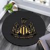 Newcastle United Round Area Rug,Carpet Rug for Living Room Bedroom Sofa Playroom Decor,Non-slip Floor Mat