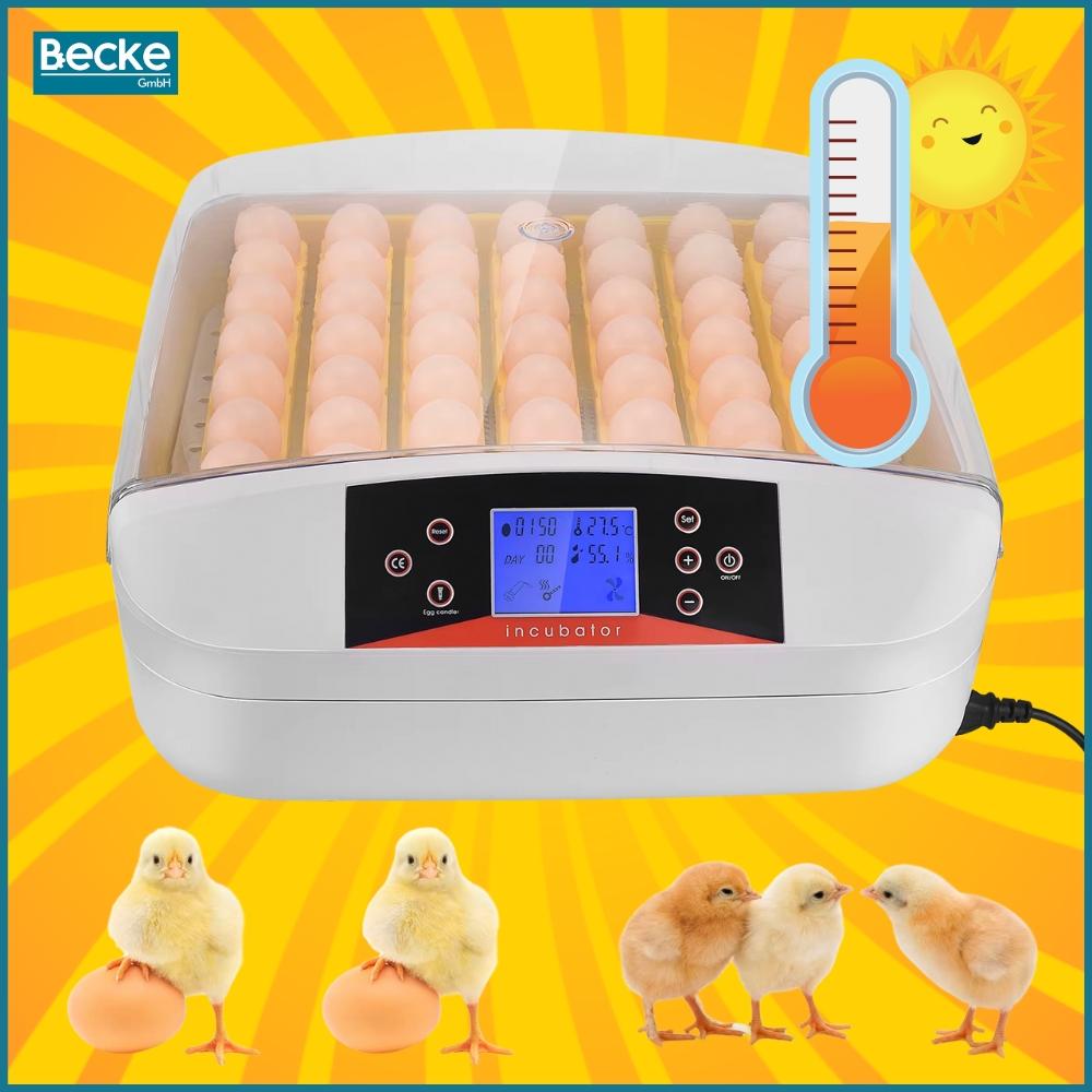 Egg incubator automatic hatcher hatchery poultry breeding ovoscope 56