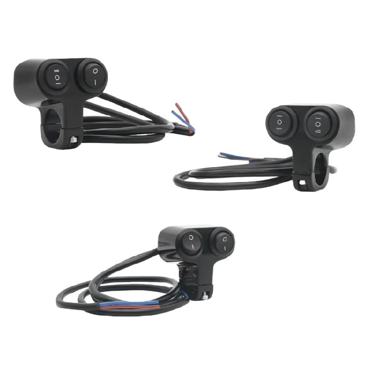 Corrosion Resistant Motorcycle Front Headlight Spotlight Handlebar Control Switch Suitable for Riders Safe Night Travel