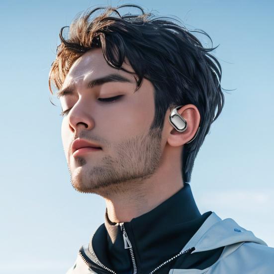1 Pair Translation Earbuds with Charging Case Stereo Sound Noise-Canceling 144 Languages Real Time Translation Earphones