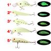 Long Casting Bass and Pike Special Lure Set with Night Glow Hard Bait and Small Fat PencilVIBMinobo Bionic Artificial Bait Fishi
